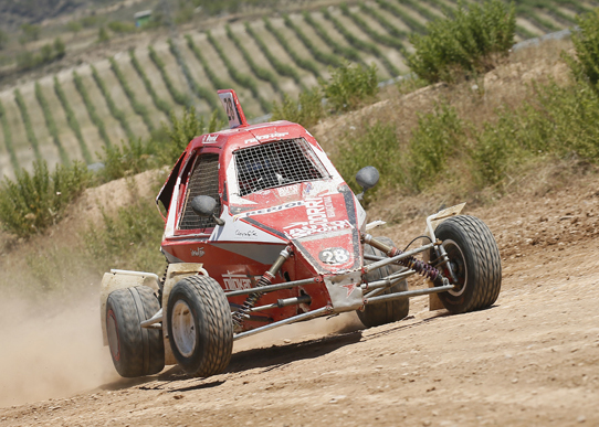 Mucho calor en la tercera prueba del Open Navarro de Autocross